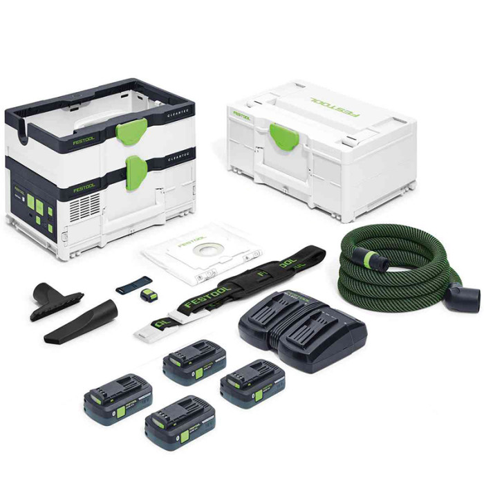 FESTOOL VYSÁVAČ MOBILNÝ AKUMULÁTOROVÝ CLEANTEC CTLC SYS HPC 4 0 I-PLUS 36V