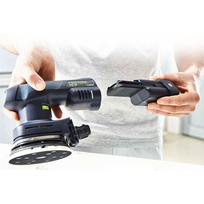 FESTOOL BRÚSKA AKUMULÁTOROVÁ EXCENTRICKÁ ETSC 125 - BASIC - PROMO 2021 18V