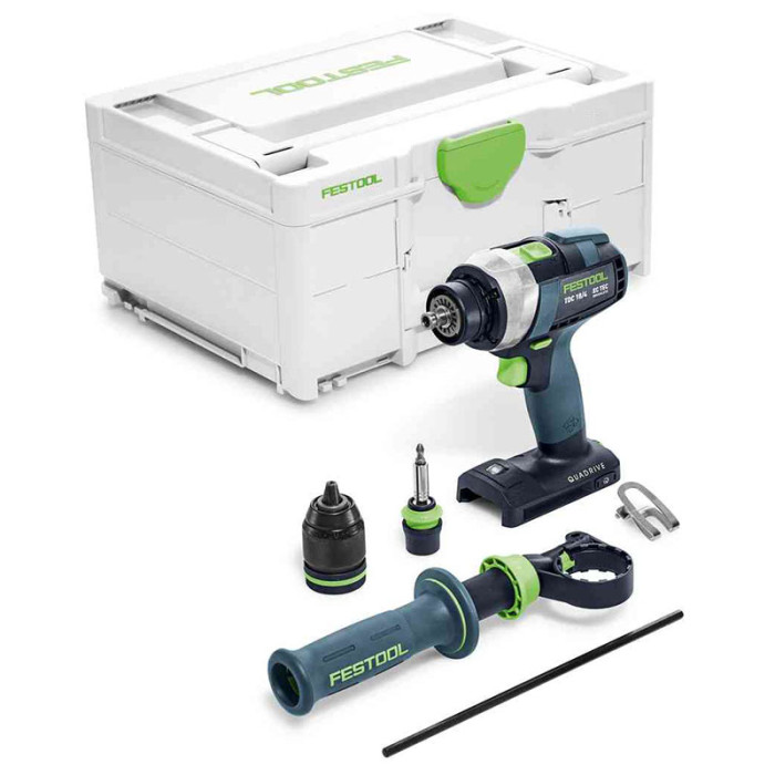 FESTOOL SKRUTKOVAČ AKUMULÁTOROVÝ VŔTACÍ QUADRIVE TDC 18 / 4 I-BASIC 18V