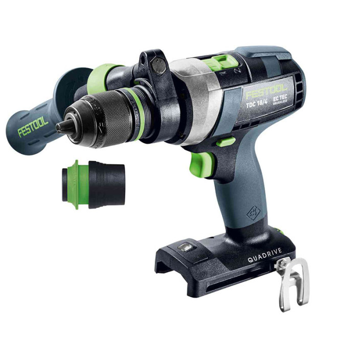 FESTOOL SKRUTKOVAČ AKUMULÁTOROVÝ VŔTACÍ QUADRIVE TDC 18 / 4 I-BASIC 18V