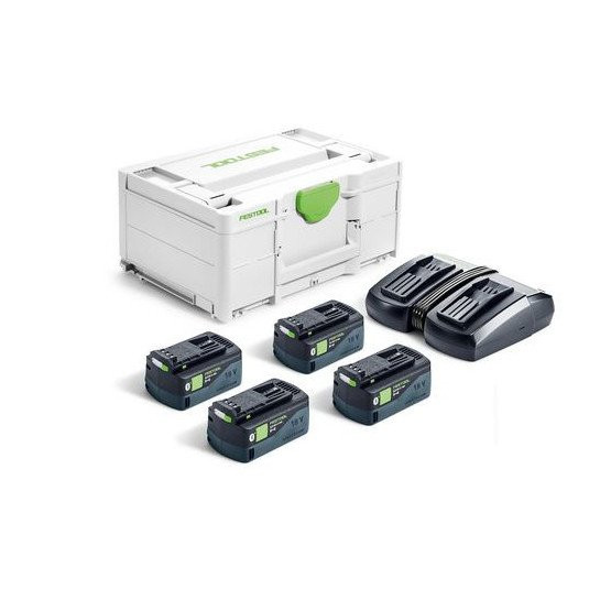 FESTOOL SYS18V, 4x5.0/TCL6DUO, AKKU SÚPRAVA NAPÁJACIA