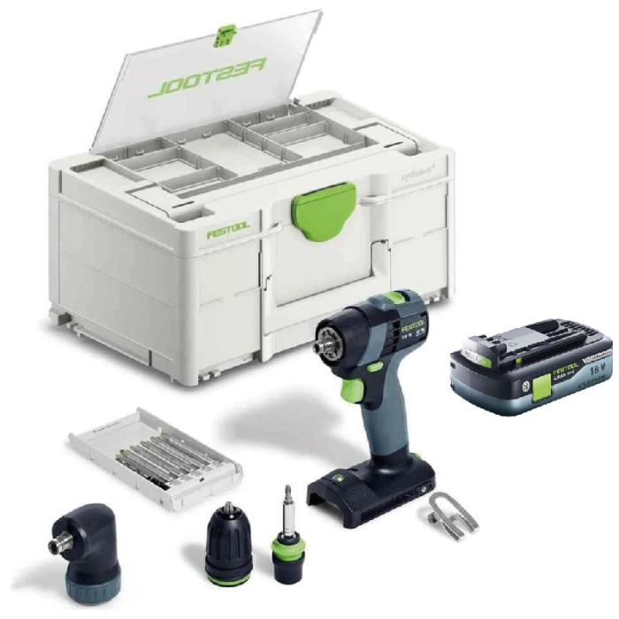 FESTOOL SKURTKOVAČ AKUMULÁTOROVÝ, TXS - 18 - BASIC - SET, PLUS DARČEK AKUMULÁTOR 18V