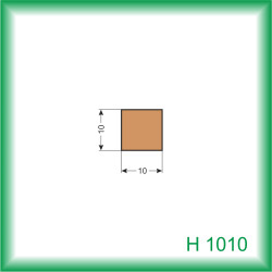LIŠTA DREVENÁ H10/10 66 2.5M