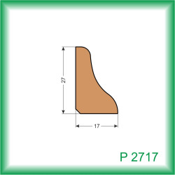 LIŠTA DREVENÁ PODLAHOVÁ P2717 089 2.5M