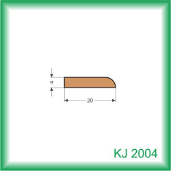 LIŠTA DREVENÁ PROFILOVÁ KJ2004 093 2.5M
