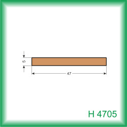 LIŠTA DREVENÁ H4705 068 2.5M