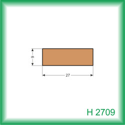 LIŠTA DREVENÁ H2709 070 2.5M