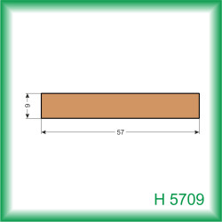 LIŠTA DREVENÁ H5709 073 2.5M