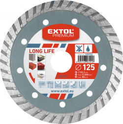 EXTOL KOTÚČ REZNÝ DIAMANTOVÝ TURBO LL 125/22.2MM