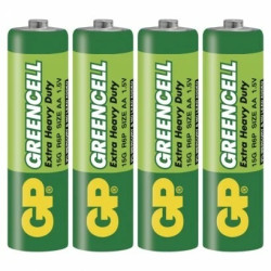 BATÉRIA GREENCELL GP 15G R06 AAA 4KS 1012214000