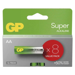 BATÉRIA ALKALICKÁ GP SUPER AA 8KS B01238