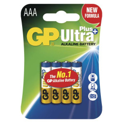 BATÉRIA ALKALICKÁ GP ULTRA PLUS LR03 4KS B1711 1017114000