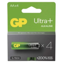 BATÉRIA ALKALICKÁ GP ULTRA PLUS AA 4KS B03214 1013224000