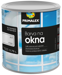 PRIMALEX FARBA NA OKNÁ 1000 BIELA 0.75L