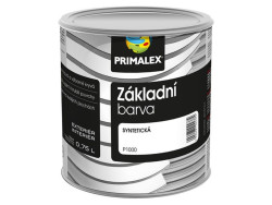 PRIMALEX FARBA ZÁKLAD NA DREVO SYNTETICKÁ 0100 BIELA 0.75L