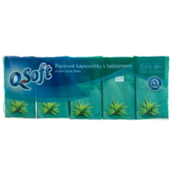 QSOFT VRECKOVKY HYGIENICKÉ 4 VRSTVOVÉ ALOE 10 X 10KS