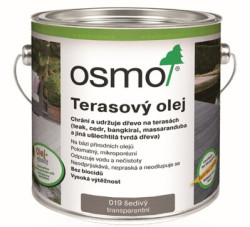 OSMO OLEJ TERASOVÝ 019 ŠEDÝ 2.5L