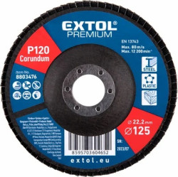 KOTÚČ LAMELOVÝ BRÚSNY ŠIKMÝ D125MM P120