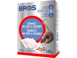 BROS GRANULE NA MYŠI A POTKANY ROTENTICÍD 7 X 20GR