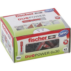 FISCHER HMOŽDINKA DUOPOWER D6 X 30 DIY 100KS  00535453