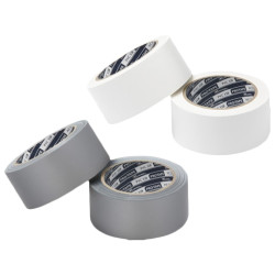 GEBOL PÁSKA STAVEBNÁ PVC PRO TAPE STRIEBORNÁ HLADKÁ 55MM - 33M