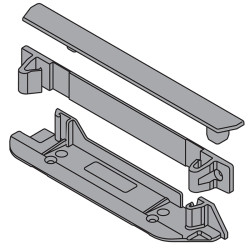 BLUM Z10D01EA.01 SERVO DRIVE DRŽIAK UPEVNENIE ZVYSLO TMAVO ŠEDÝ