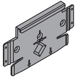 BLUM Z10C5005 SERVO DRIVE FLEX PLATNIČKA TMAVO ŠEDÁ
