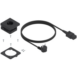 BLUM ESS.B01FA.2 AMPEROS AC ZÁSUVKA TYP F ČIERNA MATNÁ