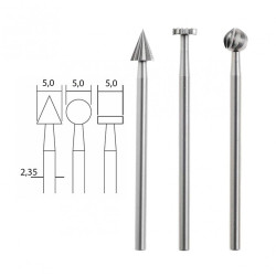 PROXON SADA STOPKOVÝCH FRÉZ MIKROFRÉZKY R5MM 3KS 28720P1
