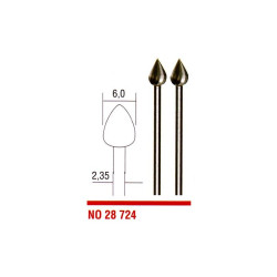 PROXON SADA STOPKOVÝCH FRÉZ R6 2KS 28724P