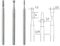 PROXON SADA FRÉZ TVRDOKOVÉ MIKROFRÉZKY 3KS 28752P