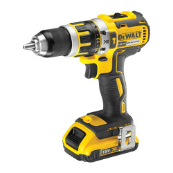 DEWALT VŔTAČKA AKUMULÁTOROVÁ 18V / 2AH - XX PRÍKLEPOVÁ BEZUHLÍKOVÁ S NABÍJAČKOU DCD795D2