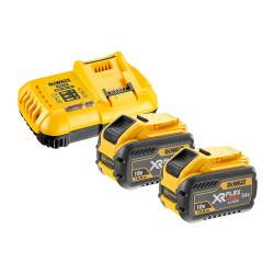 DEWALT NABÍJAČKA XR FLEXVOLT® 2 X AKUMULÁTOR 2 X 54V 12AH DCB118Y2