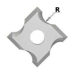 CMT ŽILETKA TVRDOKOVOVÁ RÁDIUSOVÁ N034 R3 19.5 / 9 / 1.5MM MDF+ F034-03025