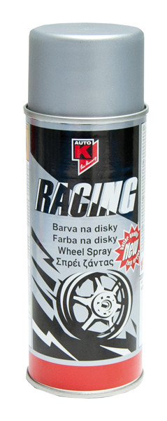 RACING SPRAY ALU DISKY STRIEBORNÁ 400ML