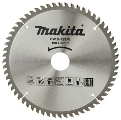 MAKITA KOTÚČ PÍLOVÝ HLINÍK 190/30MM 60Z D-72970