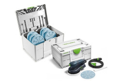 FESTOOL ETSEC150/5EQ SYSGR BRÚSKA EXCENTRICKÁ S BRUSIVAMI